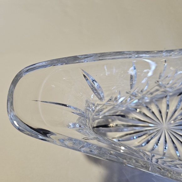 Wine Bottle Caddy/Centerpiece Lady Anne by Gorham Crystal 6 X 6 X 11" - Picture 5 of 12